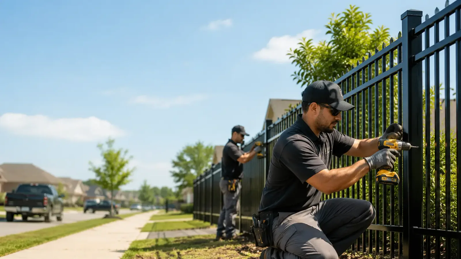 Metal Fence Installation in La Ward, TX